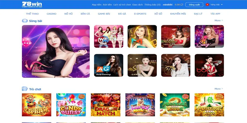 78WIN mạnh tay đầu tư thế giới game cực đa dạng thể loại